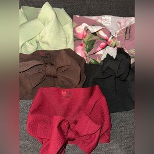 Toddler head wrap bows